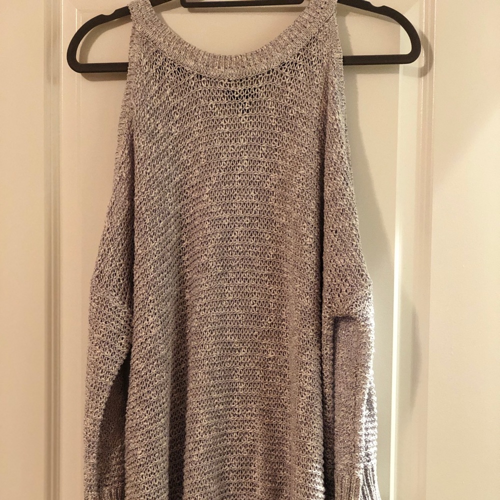 Express Cold Shoulder Sweater